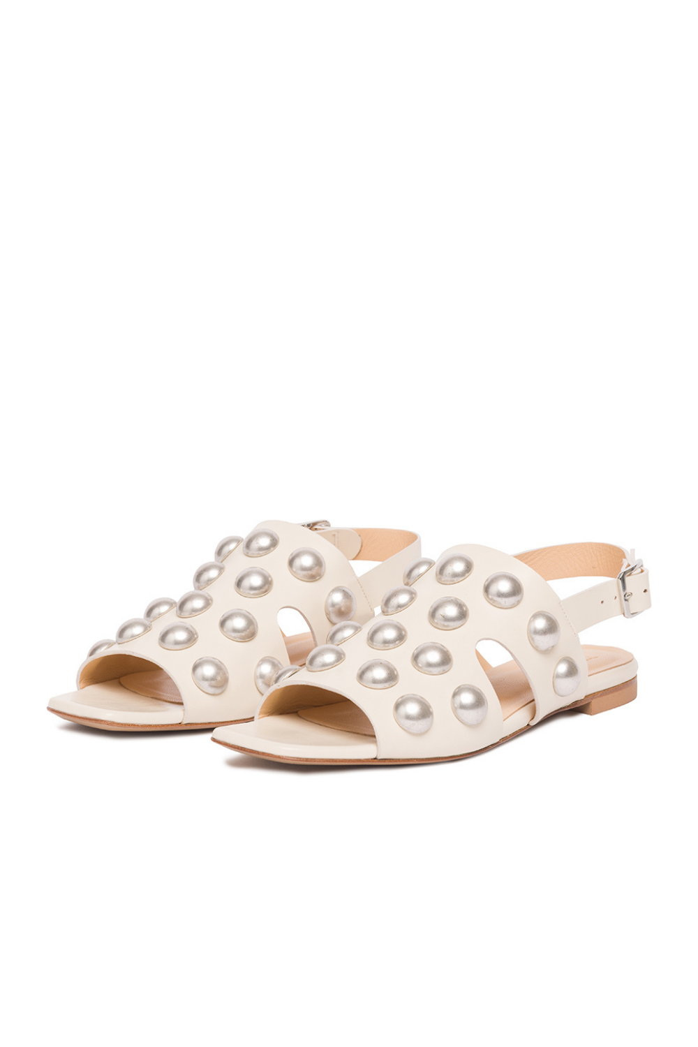 Tela Rosh Stud Shoes milk