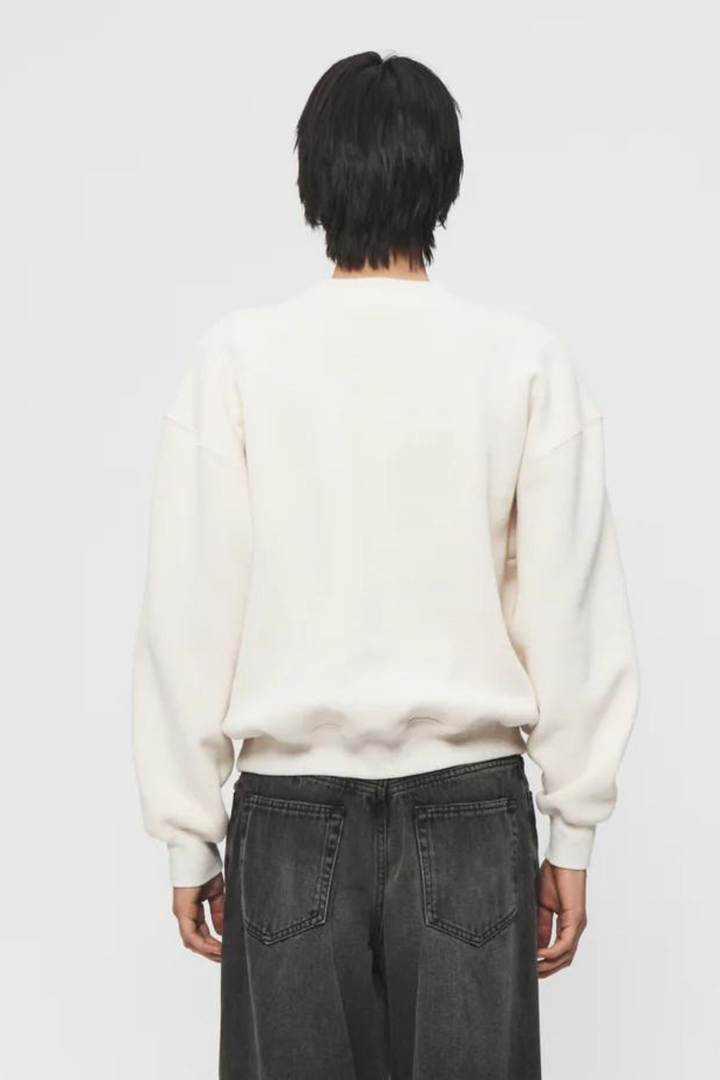 Model wearing 6397 Deb Sweatshirt rear view