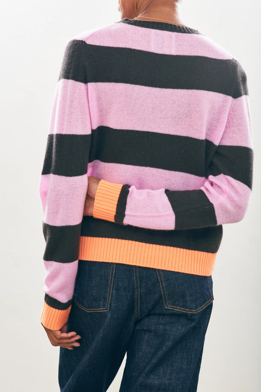 Jumper 1234 Contrast Stripe Crew