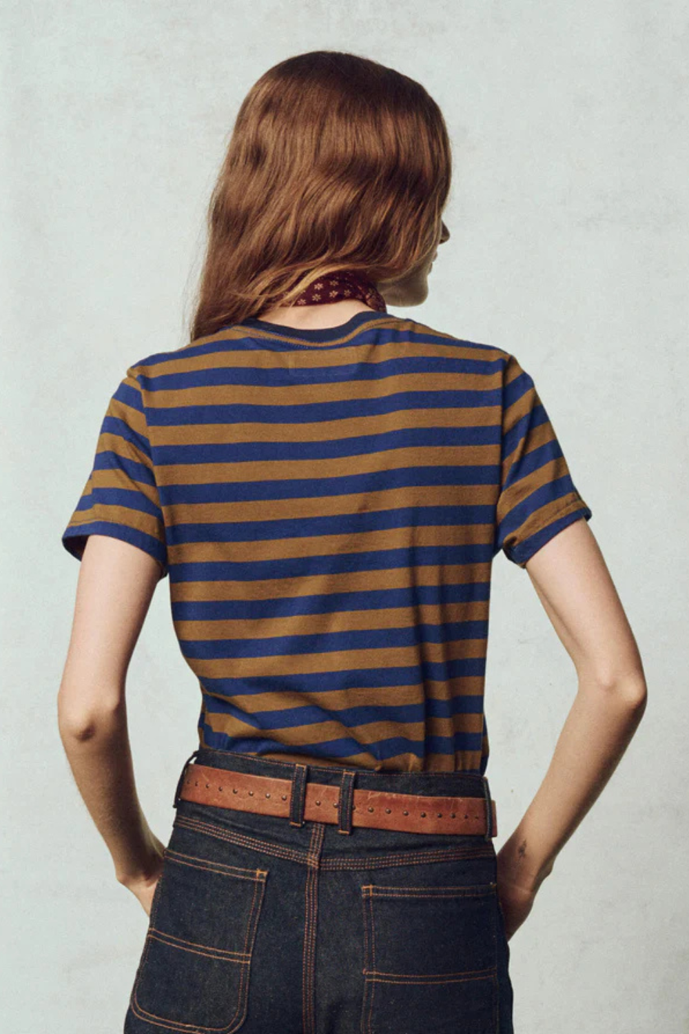 Model wearing The Great The Little Tee rear view