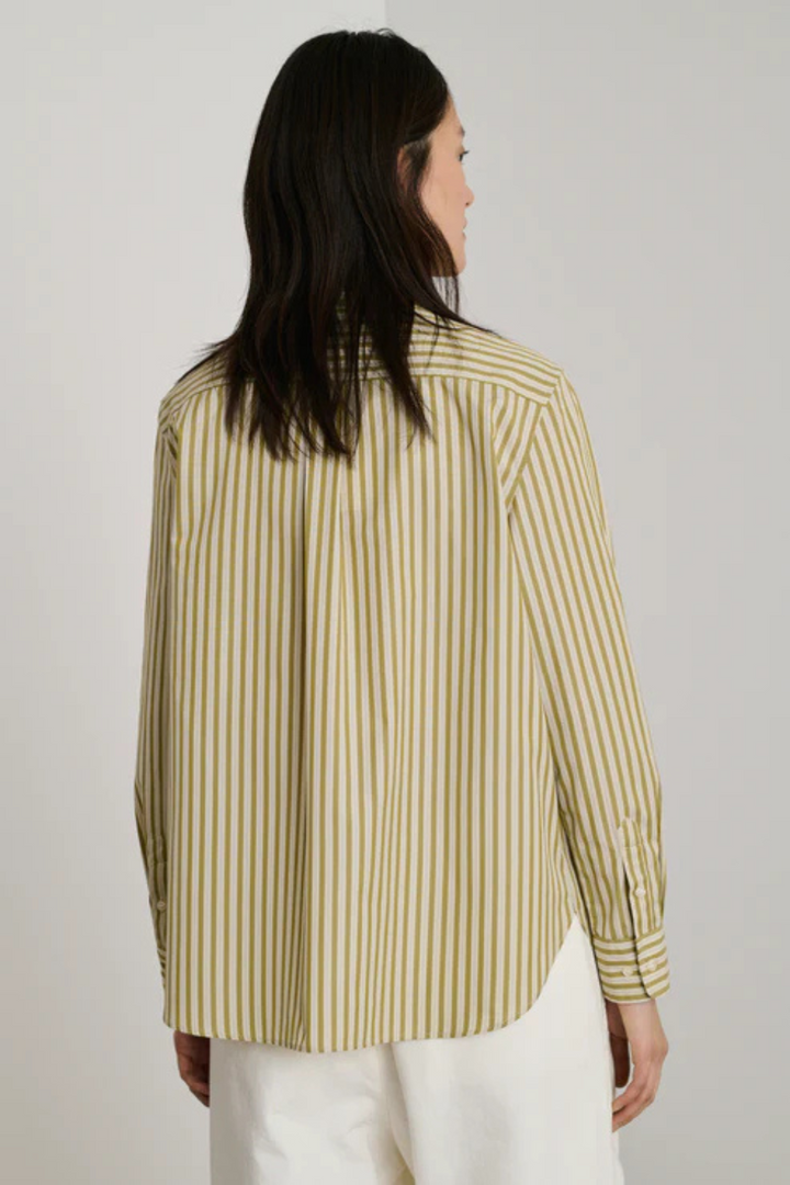 Model wearing Soeur Alphee Shirt rear view