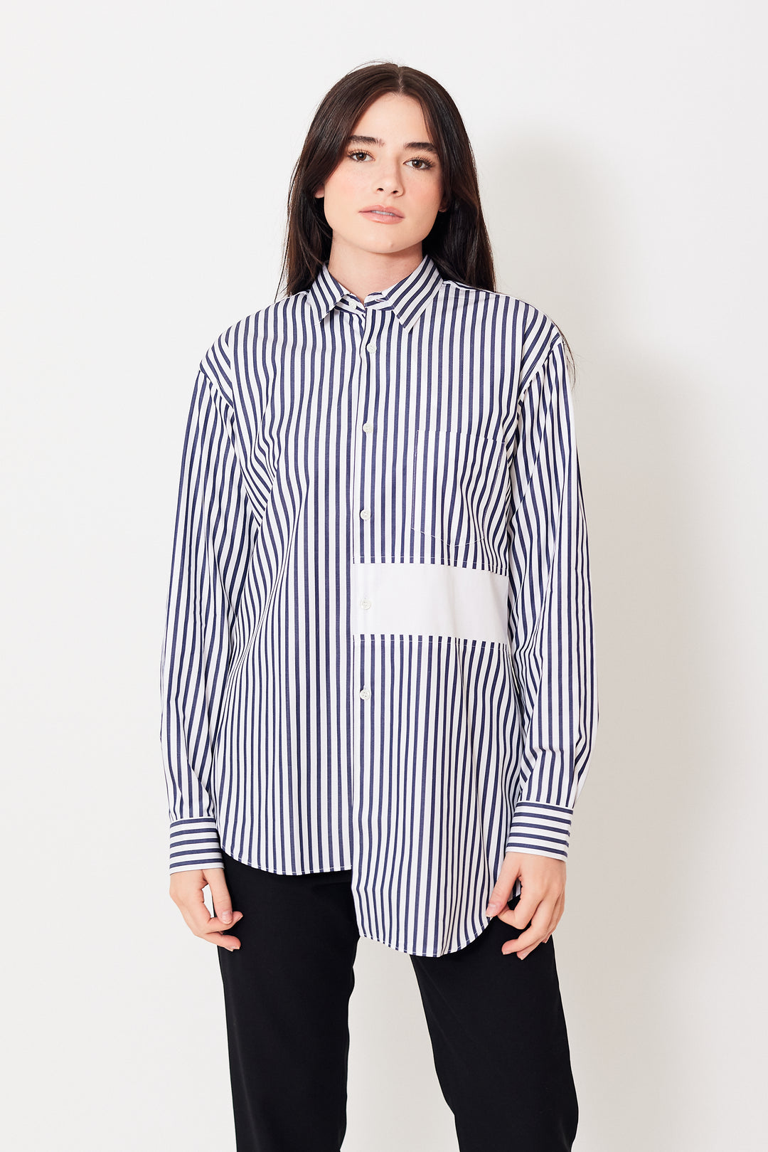 Comme des Garçons SHIRT Mens Woven Asymmetrical Shirt