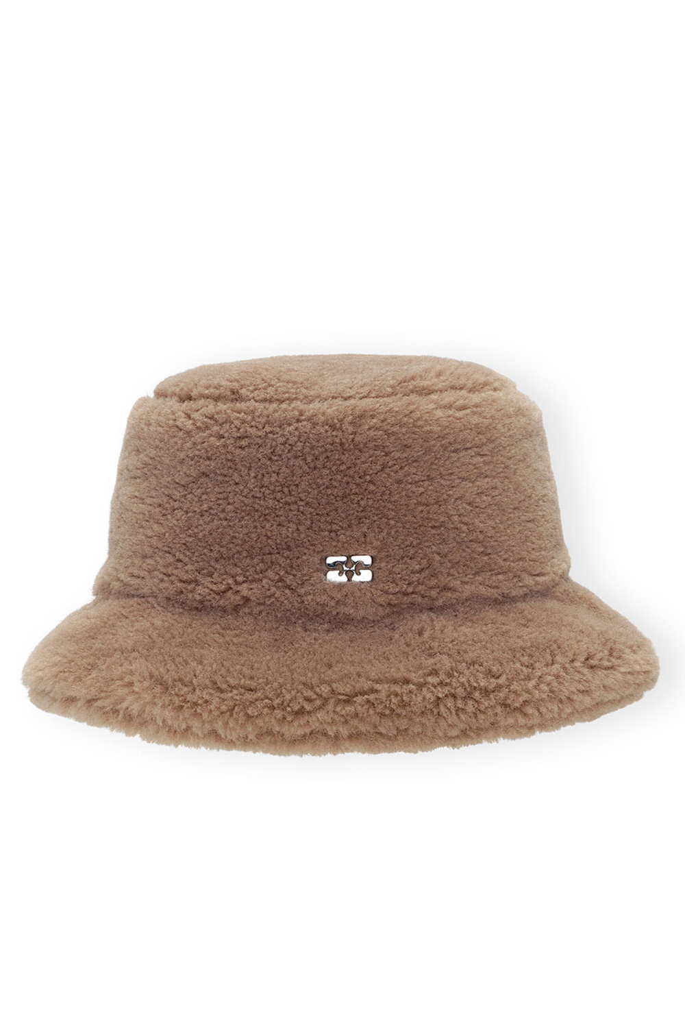 Ganni Recycled Tech Furry Bucket Hat.