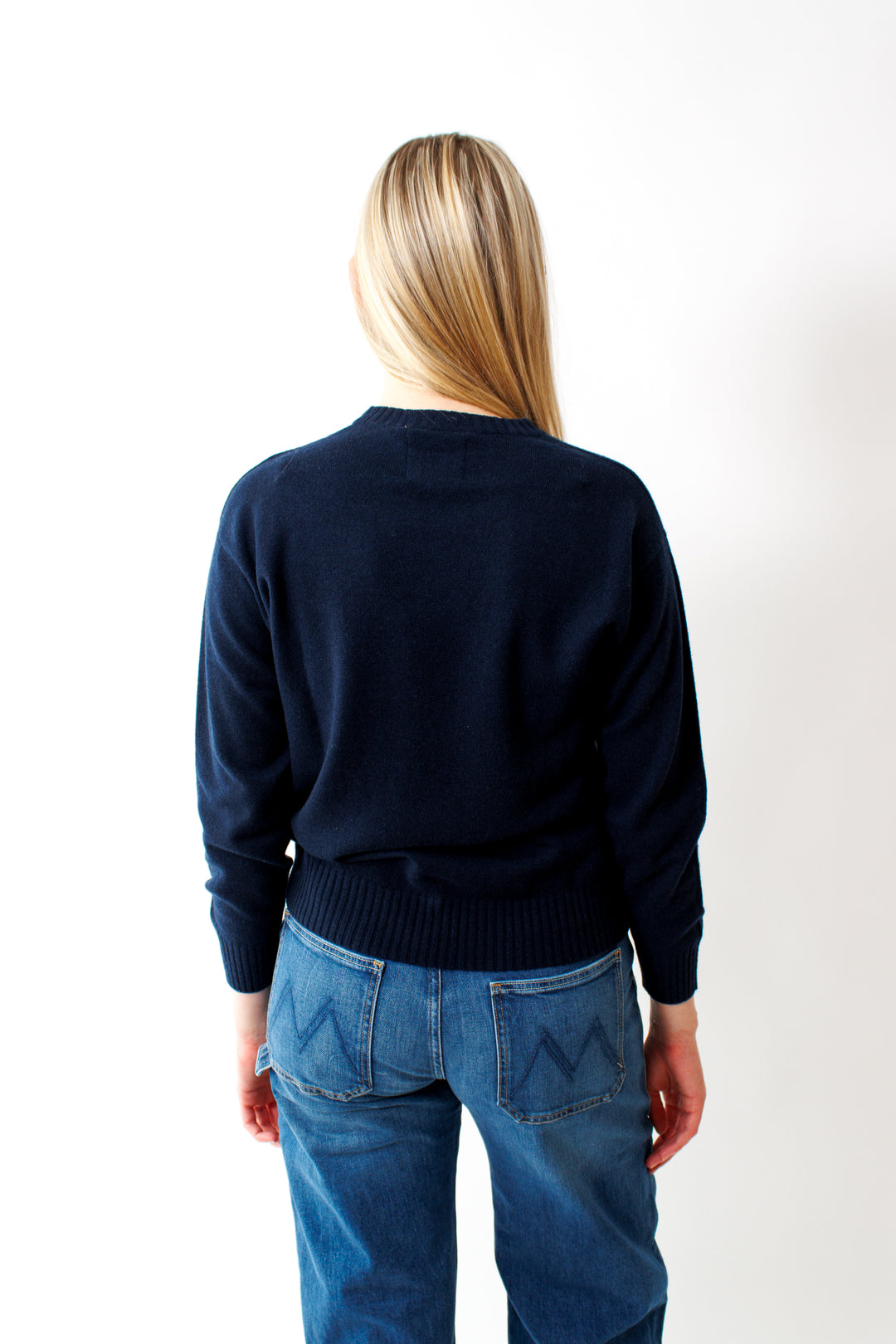 Bailey wearing Jumper 1234 Love Boyfriend rear view