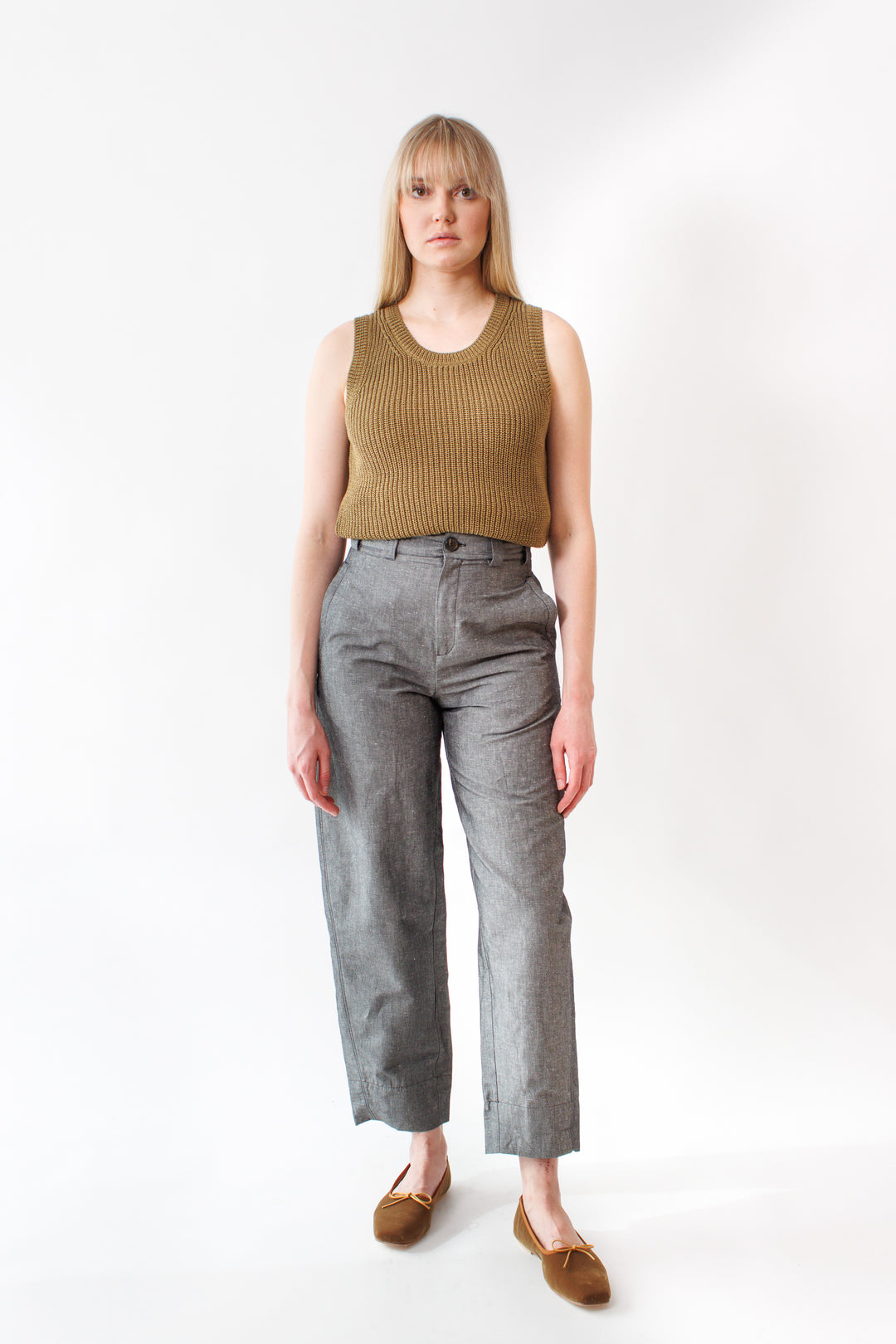 Bailey wearing Soeur Alouette Pant front view