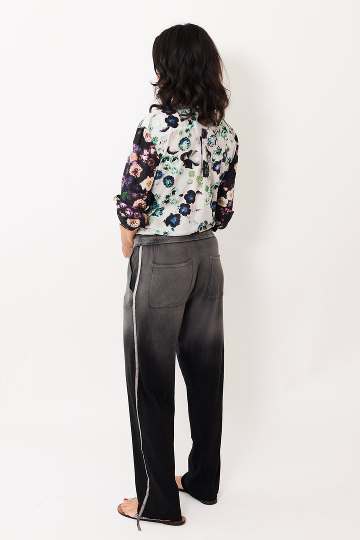 Amanda wearing Raquel Allegra Adams Pant rear view