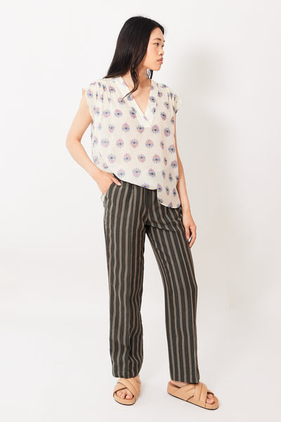 Madelyn wearing Chloe Stora Ritz Trouser front view