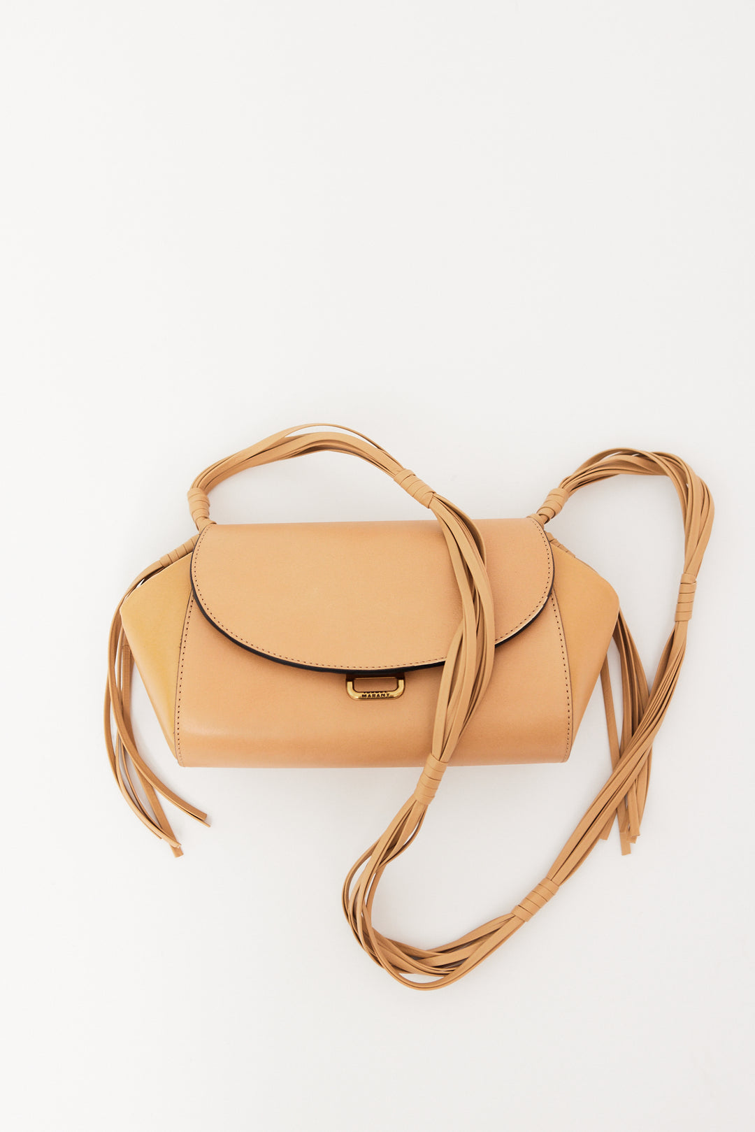 Flat lay of Isabel Marant Etoile Murcia Medium Bag front view