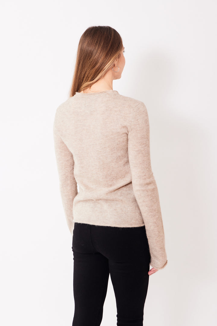 Mari wearing Lauren Manoogian Peru Crewneck rear view