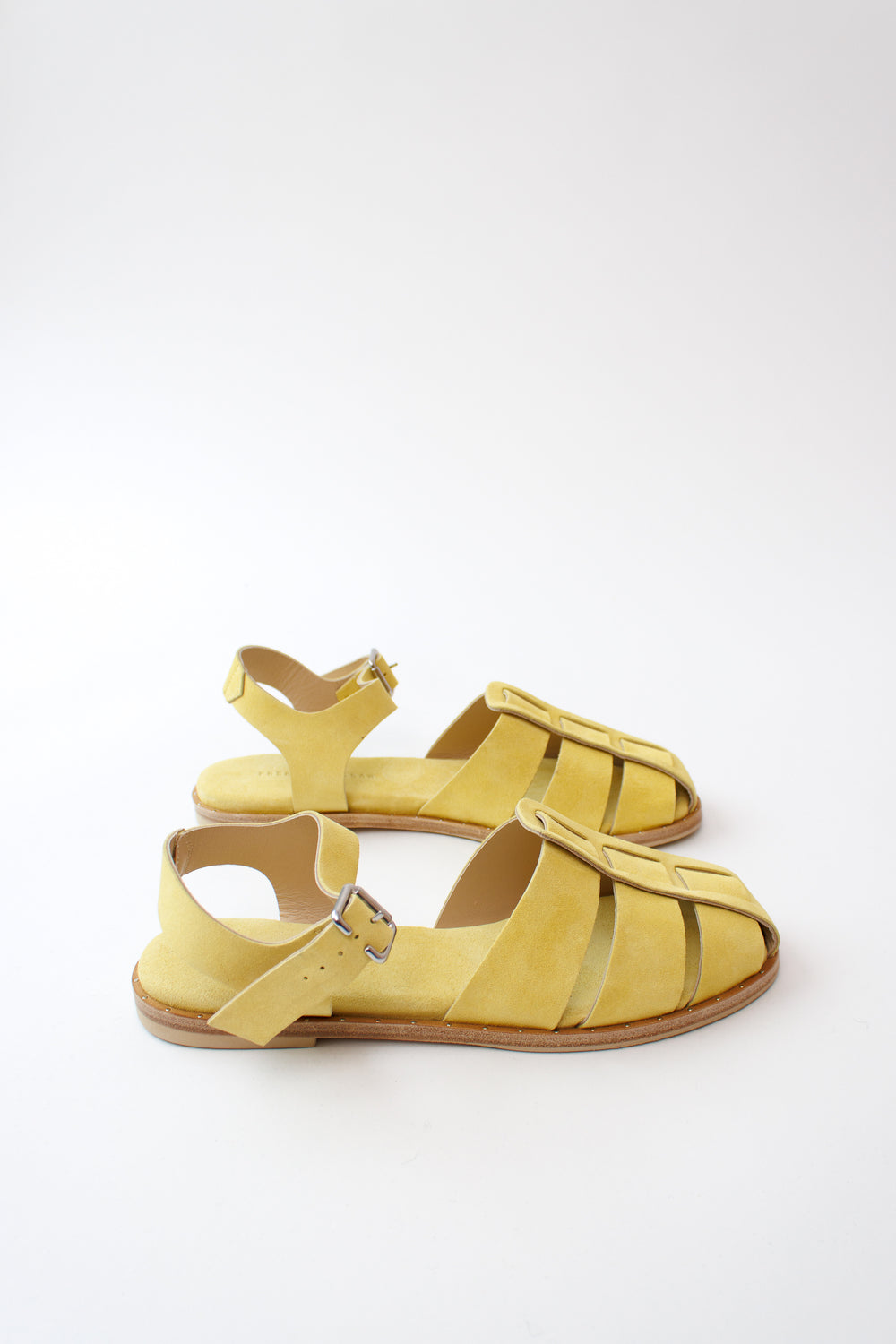 Flat lay of Frēda Salvador Sera Fisherman Sandal side view