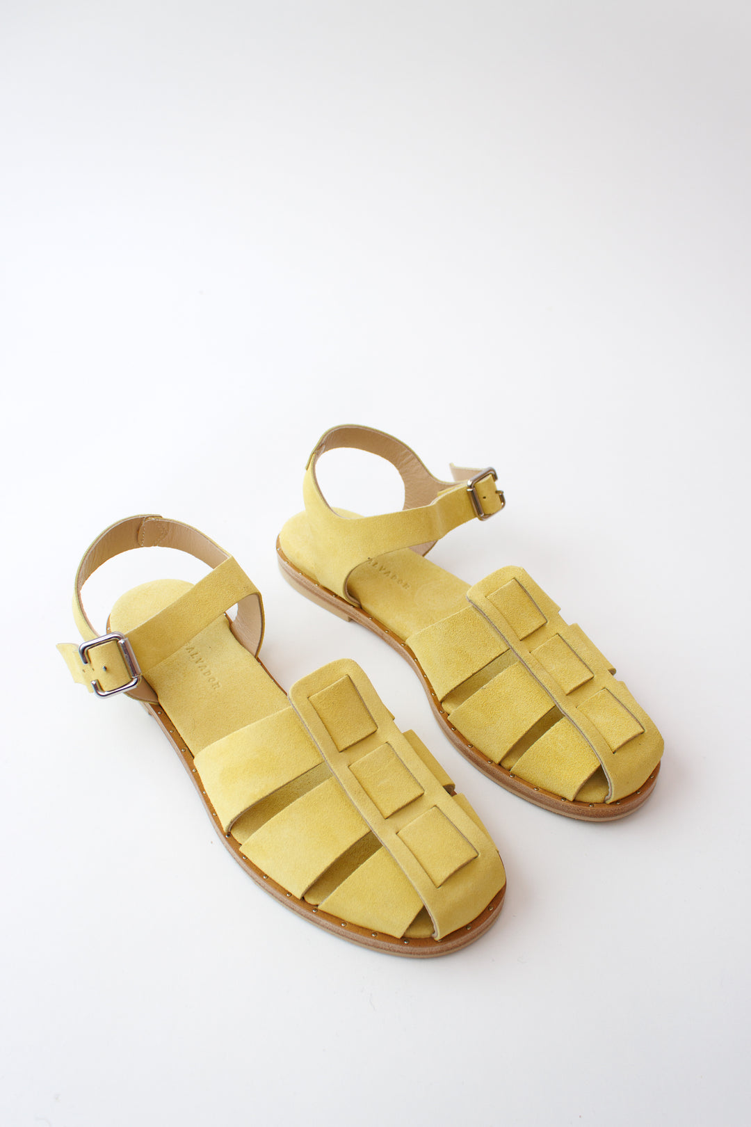 Flat lay of Frēda Salvador Sera Fisherman Sandal front view