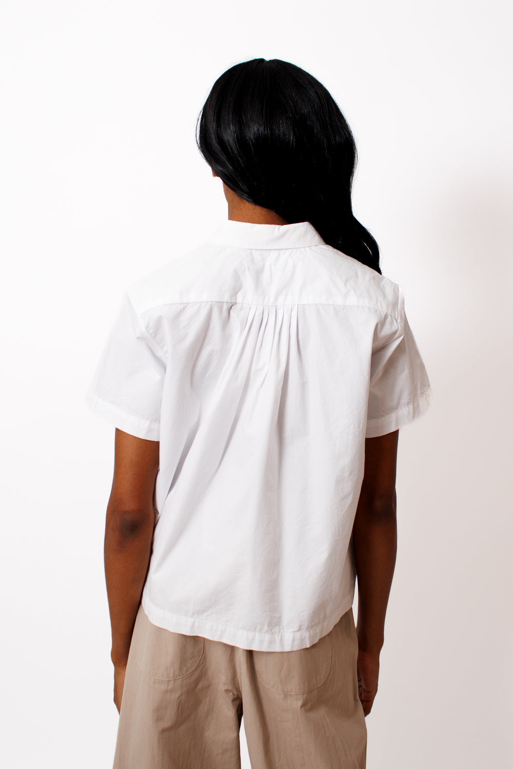 Ja'mes wearing Fabiana Pigna Eiko Shirt rear view