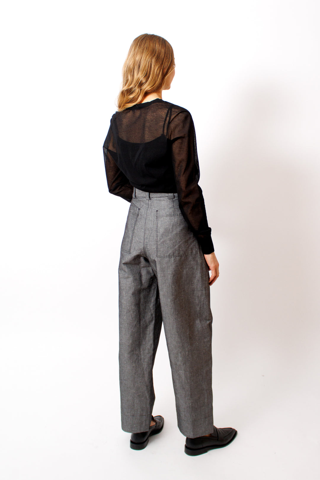 Mari wearing Soeur Alouette Pant rear view