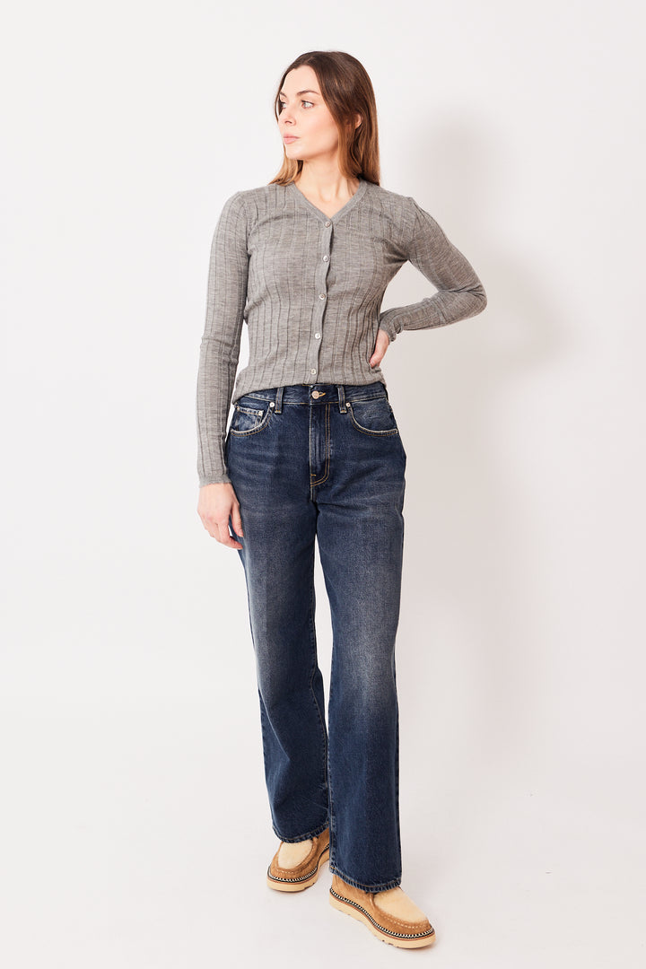 Mari wearing 6397 Wide Jean front view