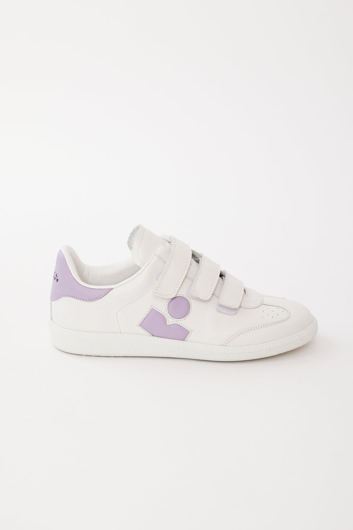 flat lay of Isabel Marant Étoile Beth Classic Logo Sneaker side view