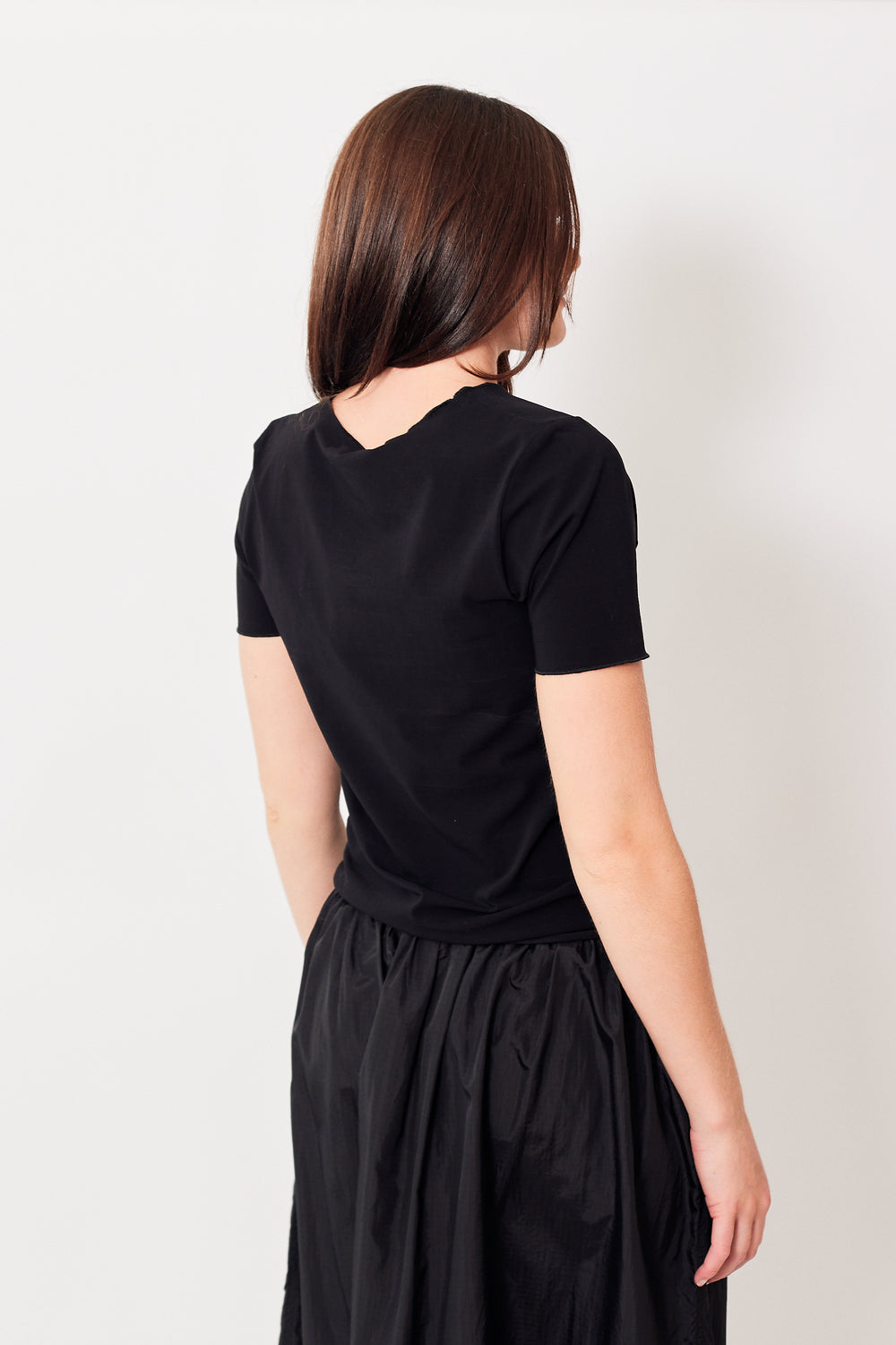 Julia wearing 6397 Second Skin T rear view