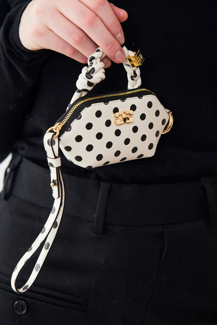 Ganni Bou Bag Nano Print Dots