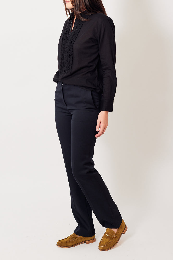 Julia wearing Nili Lotan Anatole Pant front view