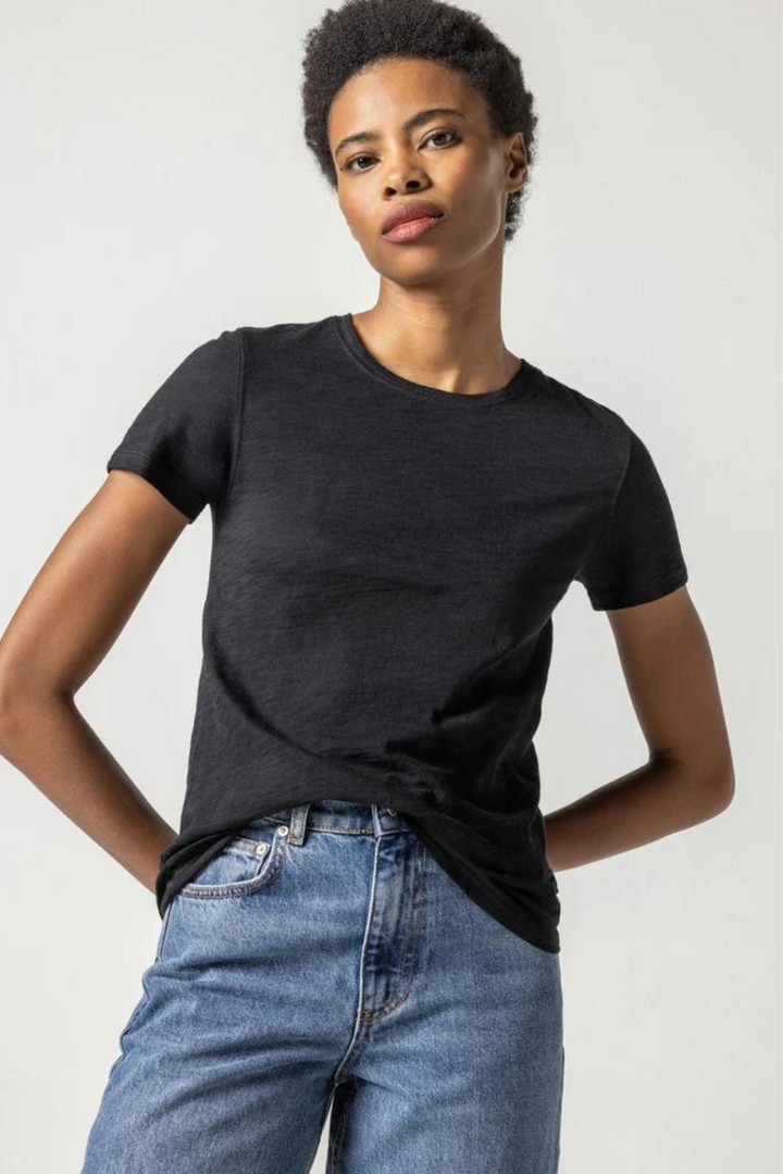 Lilla P Short-Sleeve Crewneck Tee