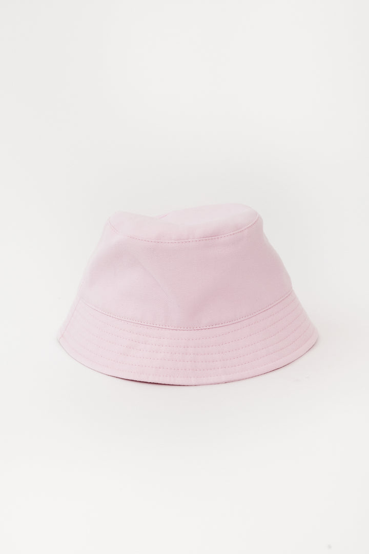 Destin Canvas Bucket Hat flat lay  