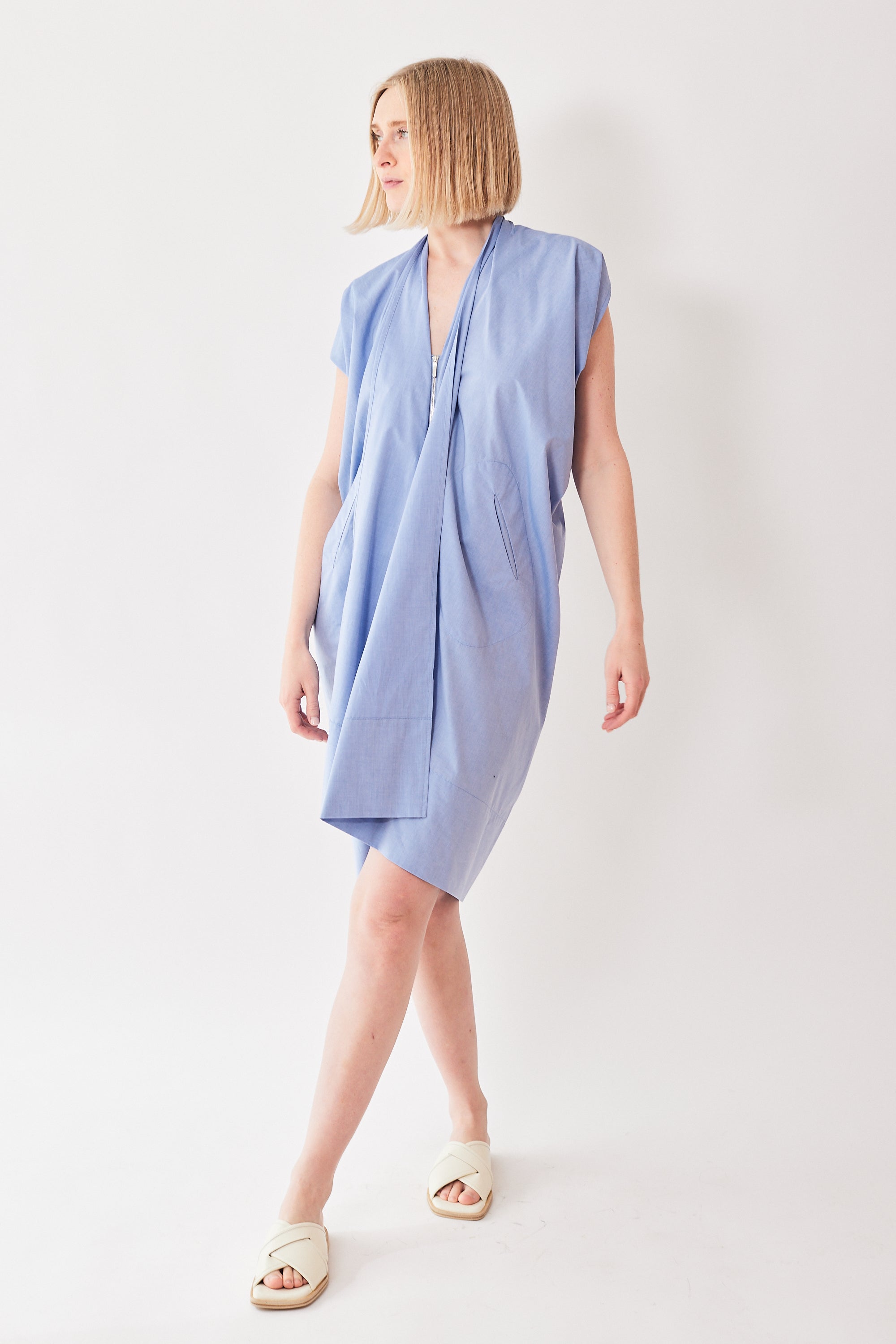 Chambray summer dress best sale