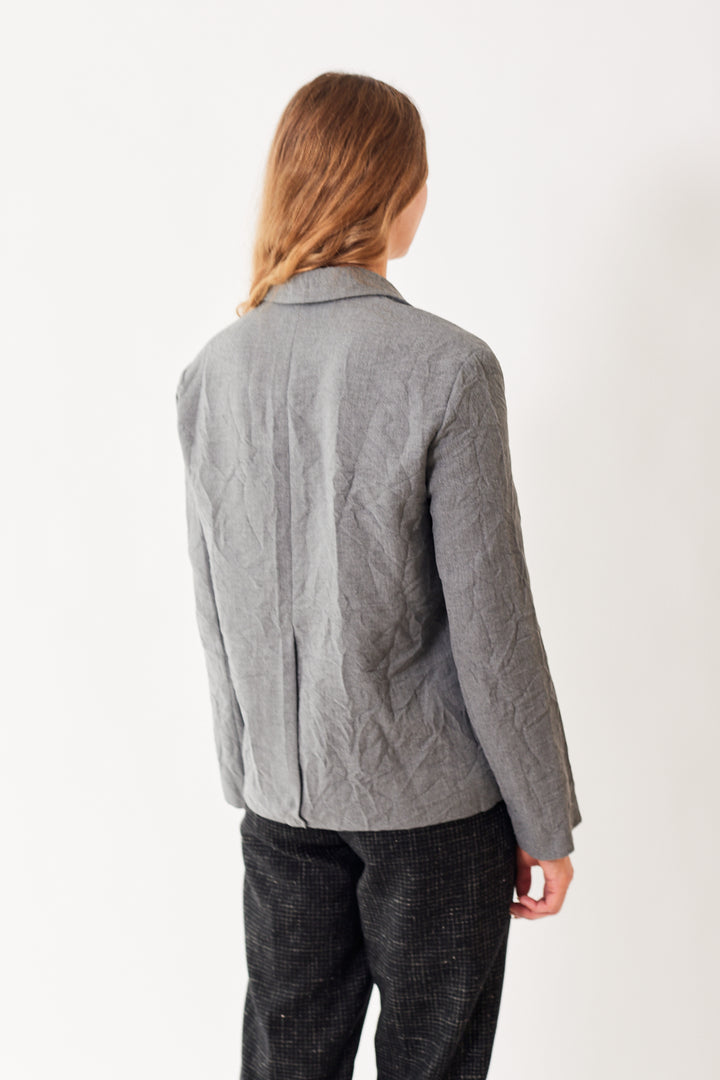 Mari wearing Tela Solare Crash Jacket rear view