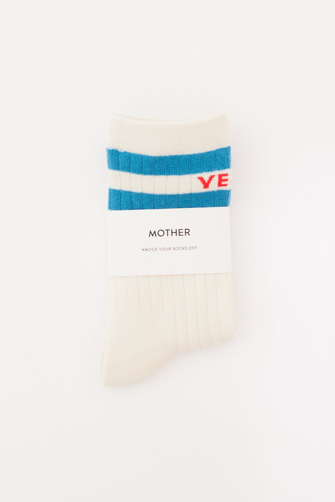 Flat lay of Mother The Half Step Sock front view