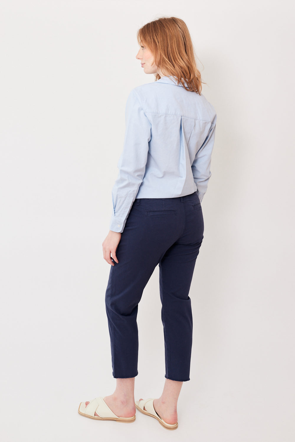 Waverly wearing Frank & Eileen Wicklow the Italian Chino rear view