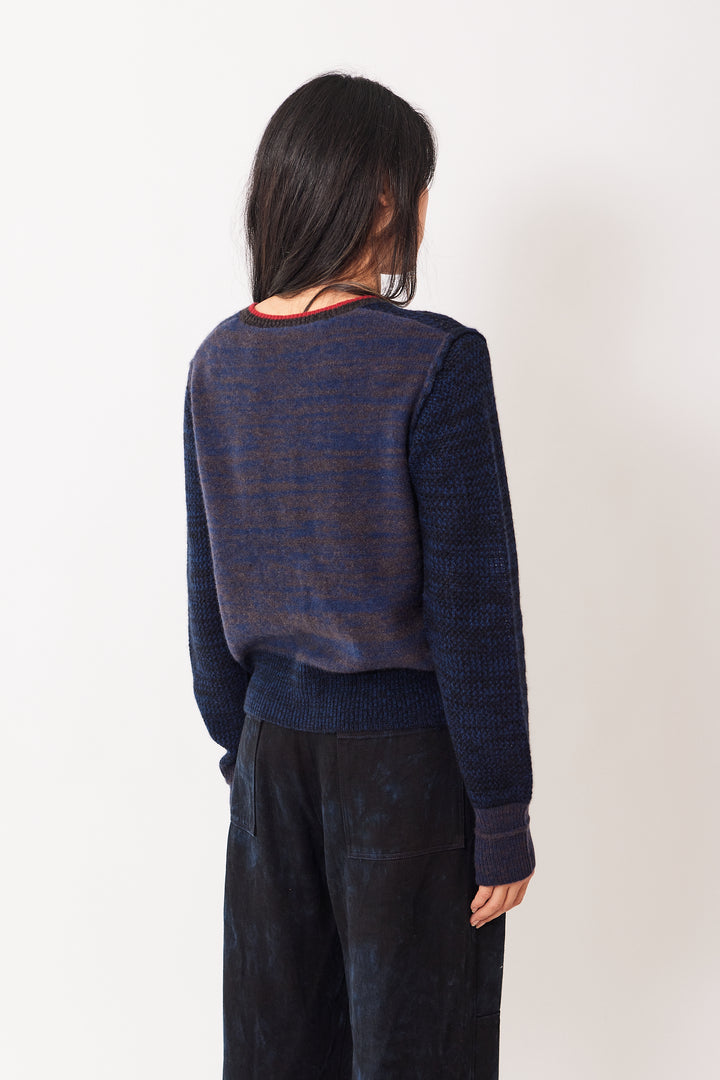 Madelyn wearing Raquel Allegra Lina Cardigan rear view