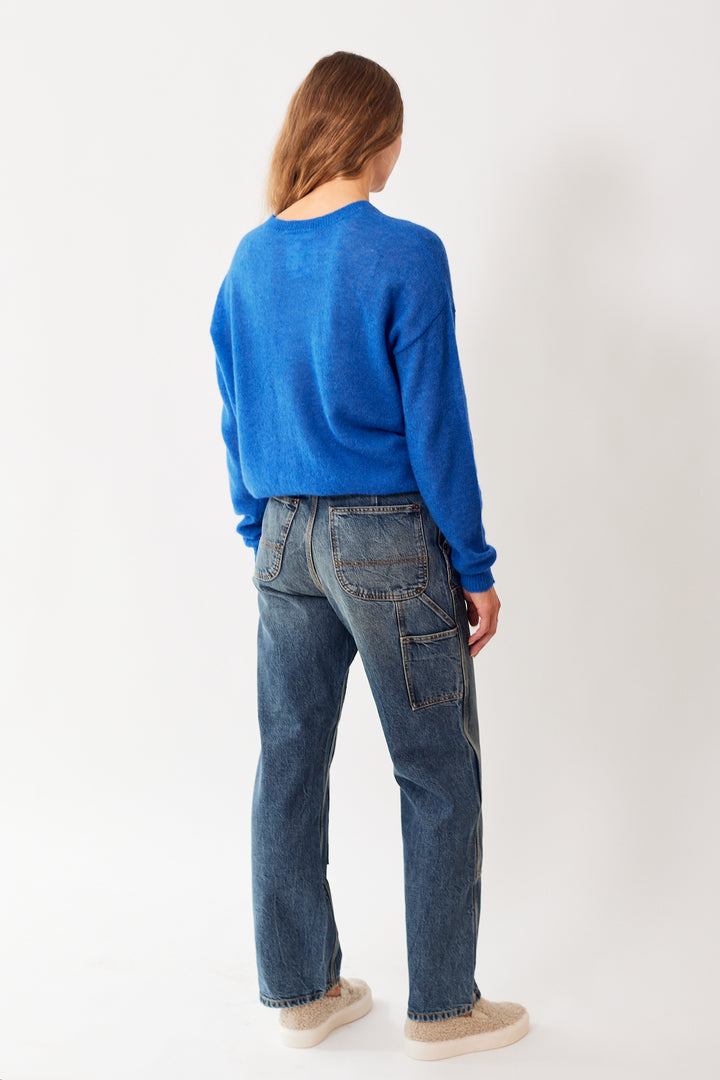 Mari wearing 6397 Double Knee Jean rear view