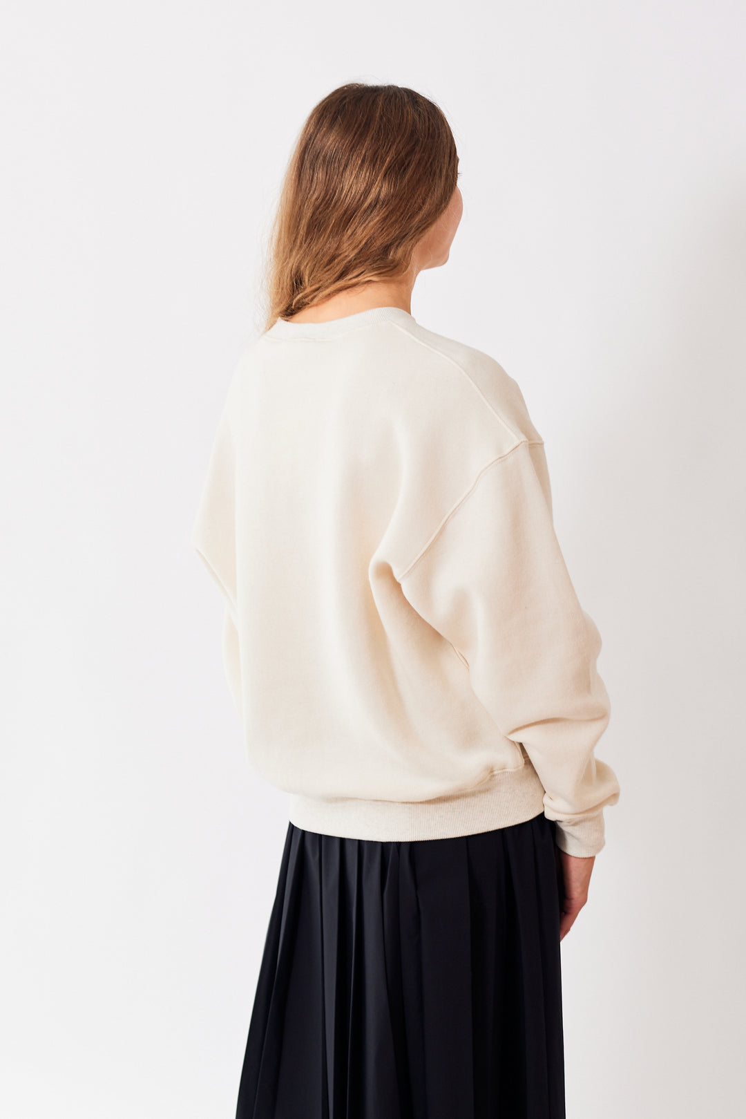 Mari wearing 6397 Deb Sweatshirt rear view