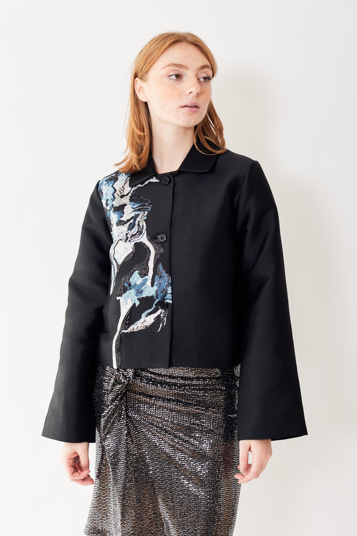 Stine Goya Kiana Woven Jacquard Jacket – grethen house