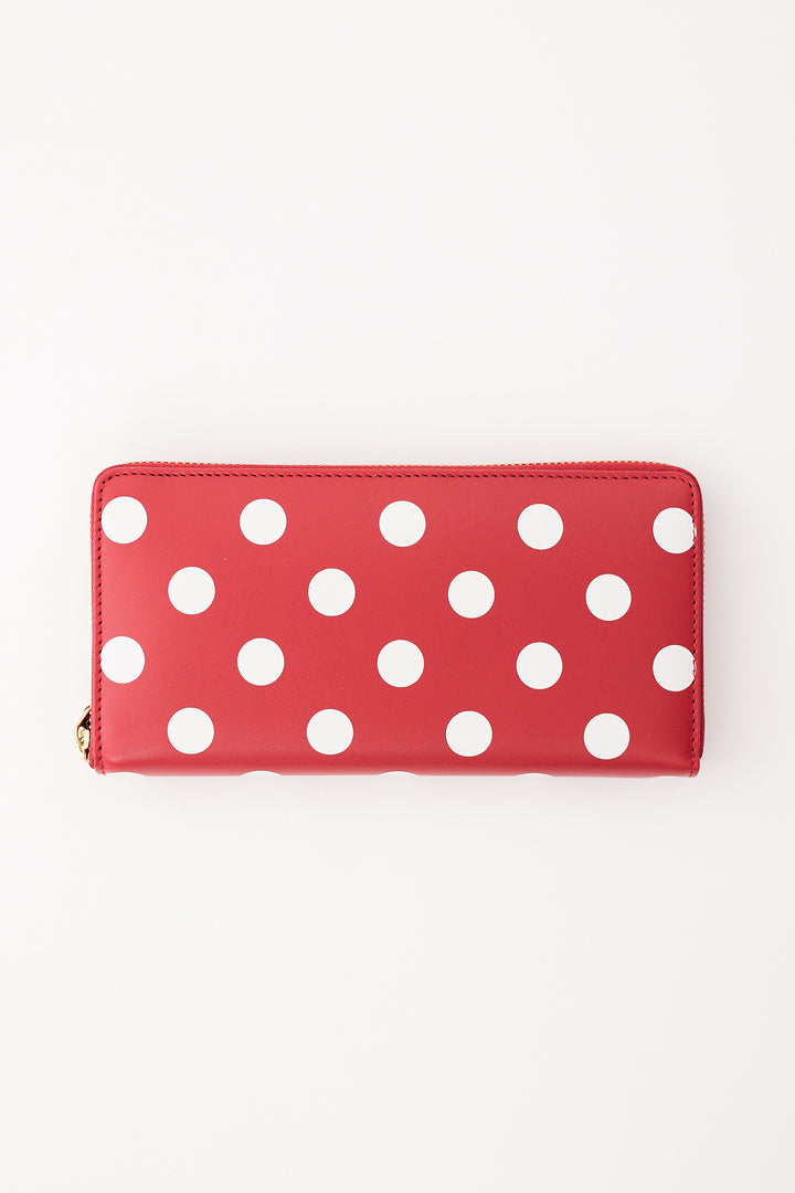 Comme des Garcons Polka Dots Printed Wallet